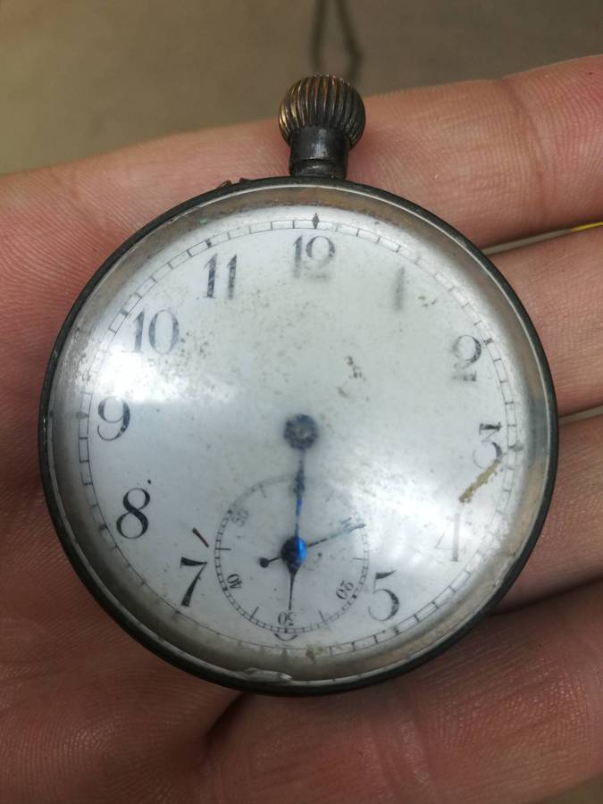 Rare Vintage Acier Garanti Pocket Watch - Not Working