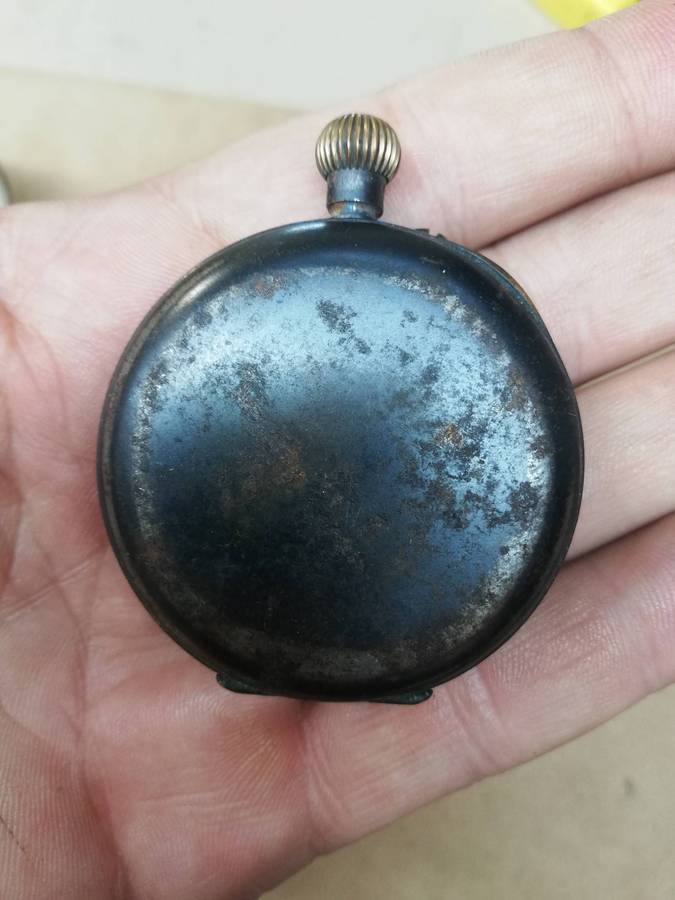 Rare Vintage Acier Garanti Pocket Watch - Not Working