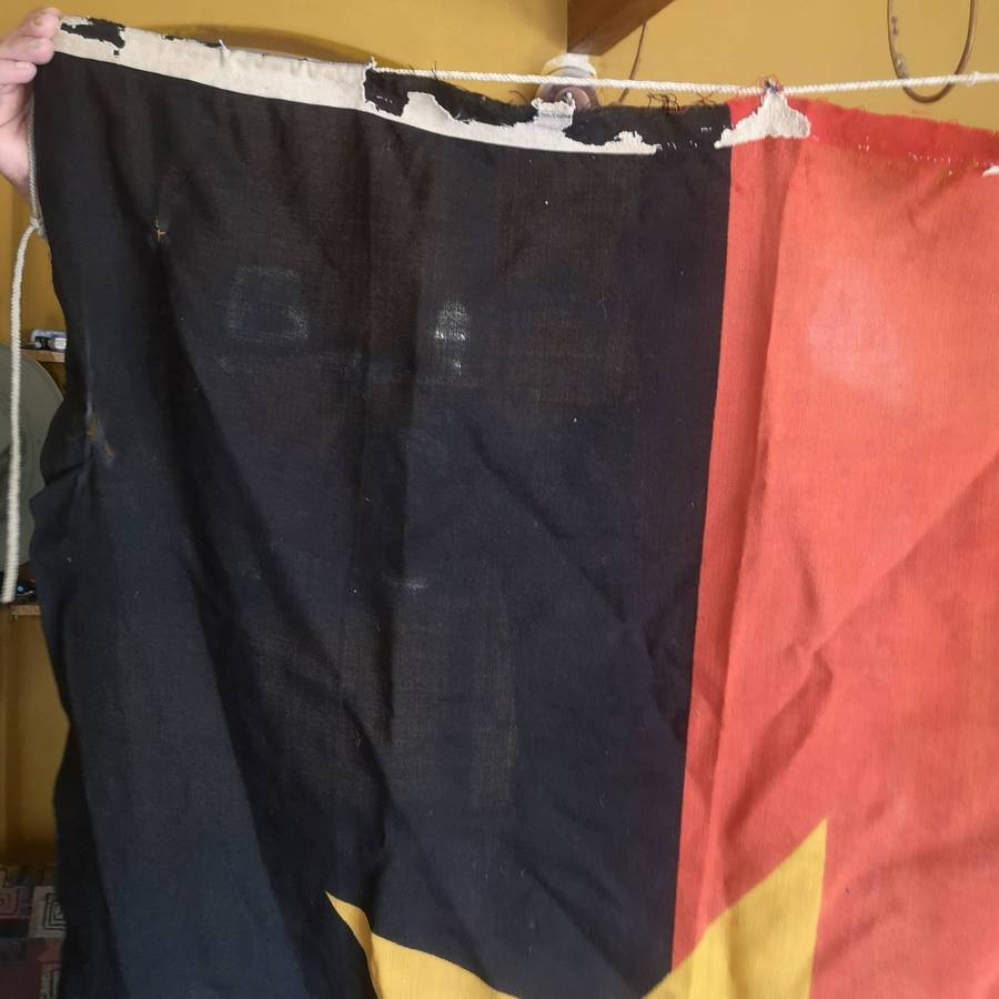Original Mpla Fapla Flag Captured During The Battle of Cuito Cuanavale 1988
