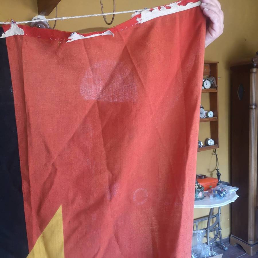 Original Mpla Fapla Flag Captured During The Battle of Cuito Cuanavale 1988