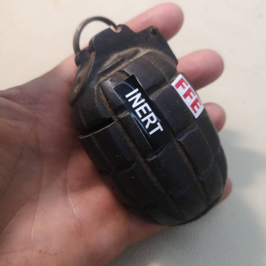 Vintage WW1 British MkI Mills Hand Grenade - FFE INERT Deactivated