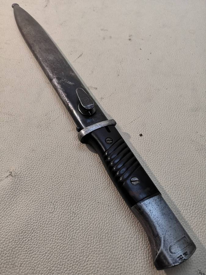 Rare WWII German Third Reriegh S84/98 Bayonet Marked F HERDER A.SN