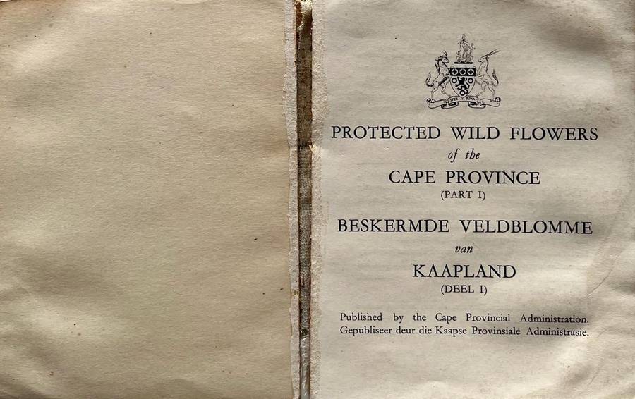 Protected Wild Flowers of the Cape Province Volume 1 and Volume 3
