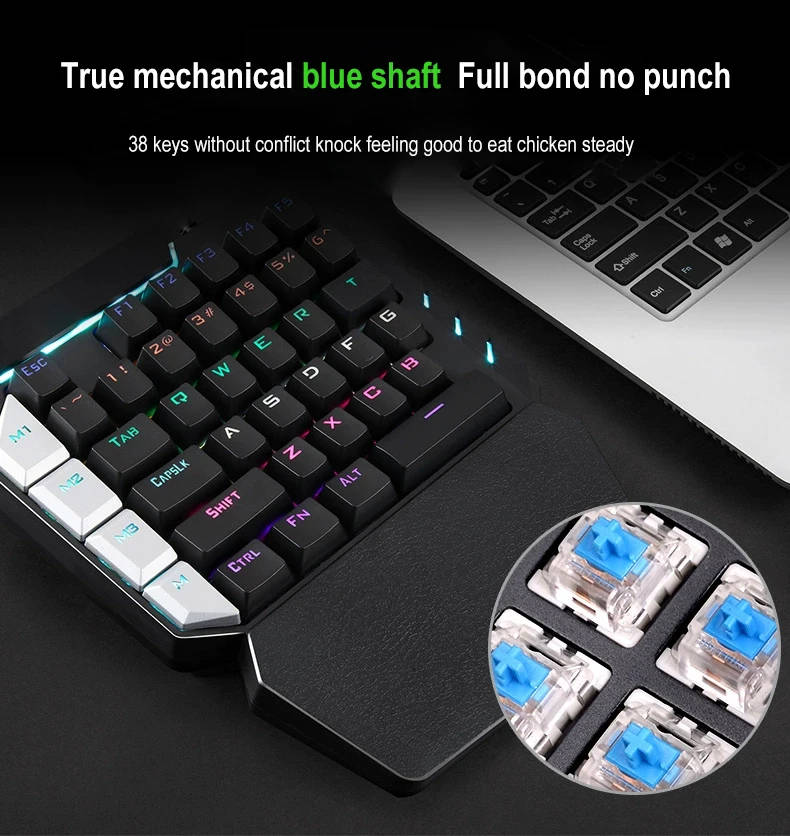 Mechanical One-Hand Keyboard