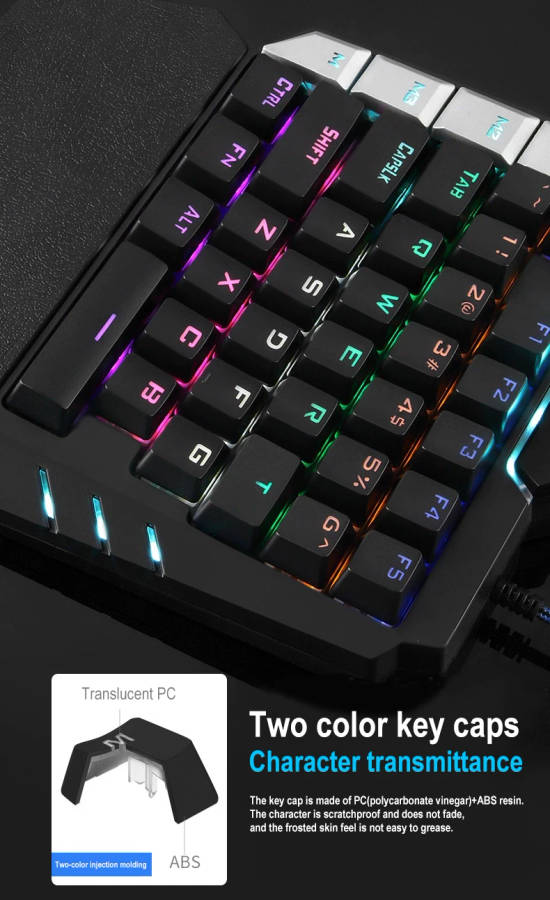 Mechanical One-Hand Keyboard