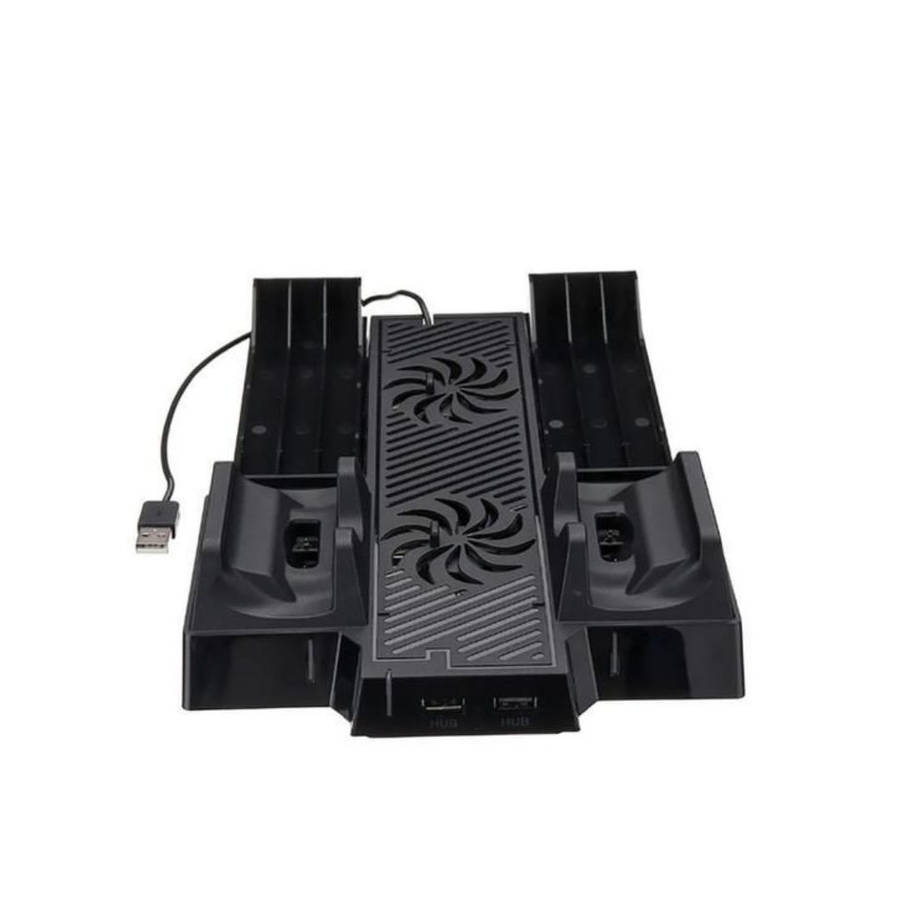 MultiFunctional Stand with Cooling Fan and Charging Dock for Xbox One X