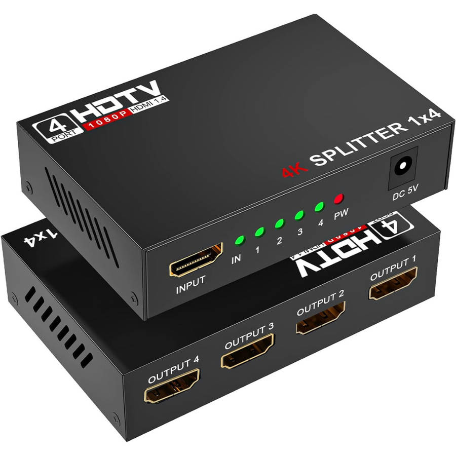 4K HDMI Splitter 4 Way HDMI Splitter 1 in 4 out HDMI Splitter