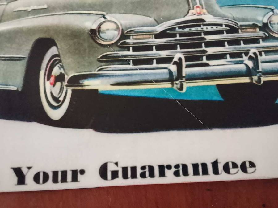 vintage metal sign