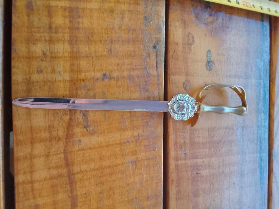 Letter opener pretoria mini sword