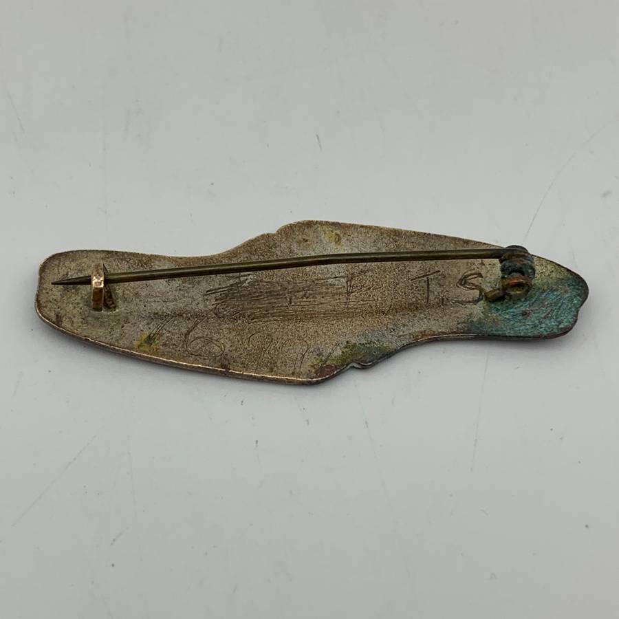 Scarce Enamel 'Shirley Temple' Brooch