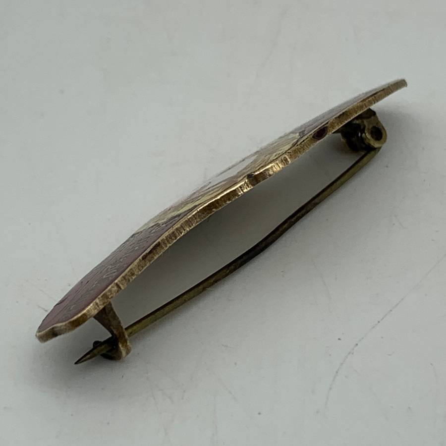 Scarce Enamel 'Shirley Temple' Brooch