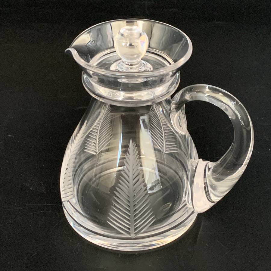 Small Lidded 'Stuart Crystal' Jug
