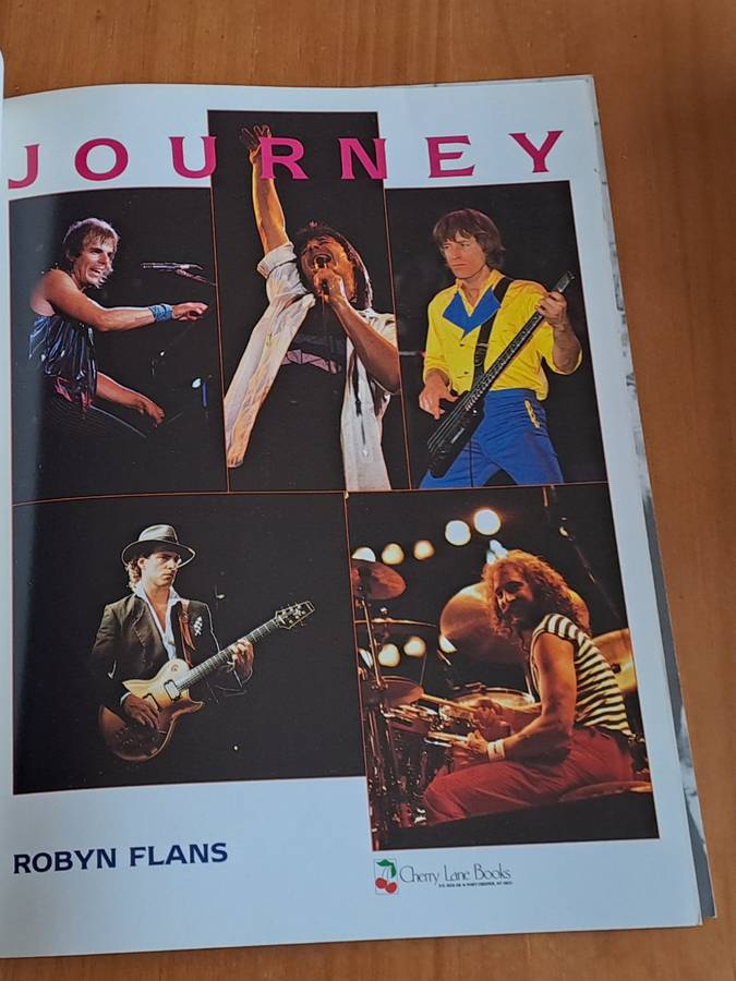 Journey  -  Vintage biography by Robyn Flans  - 1988