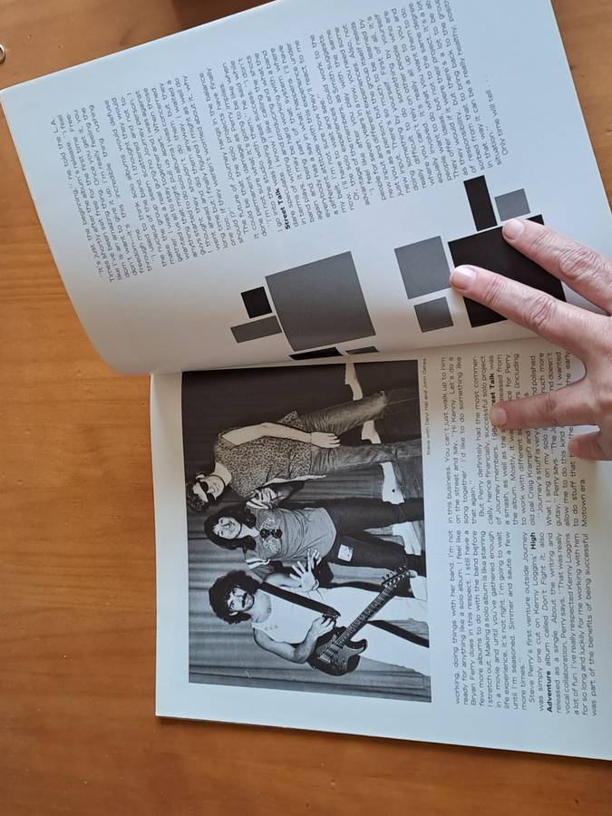 Journey  -  Vintage biography by Robyn Flans  - 1988