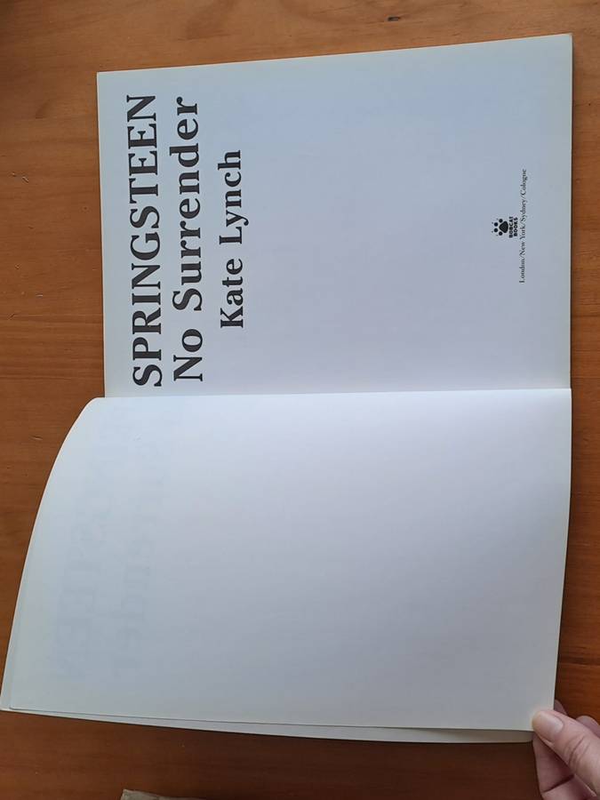 Springsteen : No surrender -  by Kate Lynch - 1987