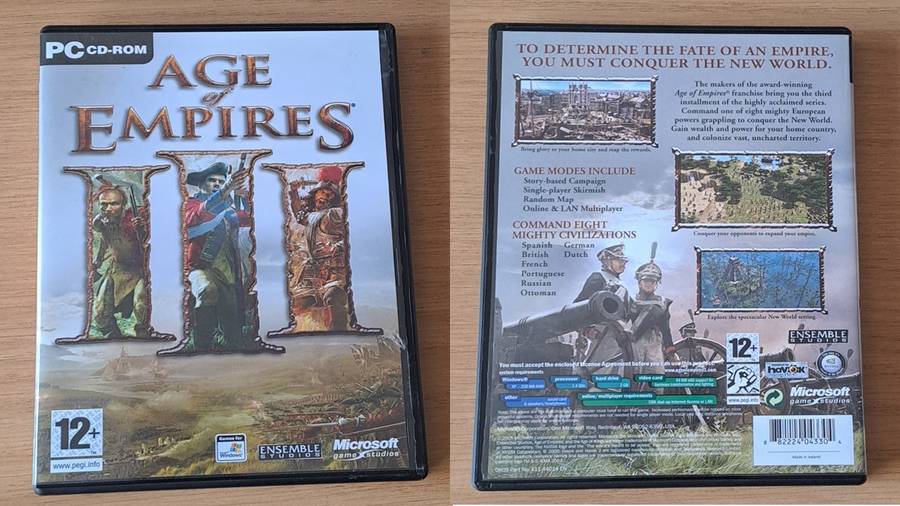 PC Game : 3 Discs  -  Age of Empires 3