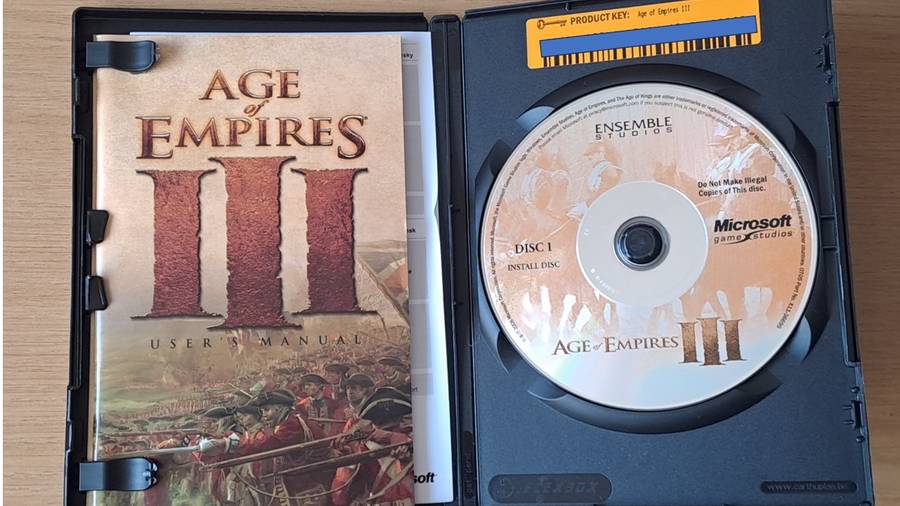 PC Game : 3 Discs  -  Age of Empires 3