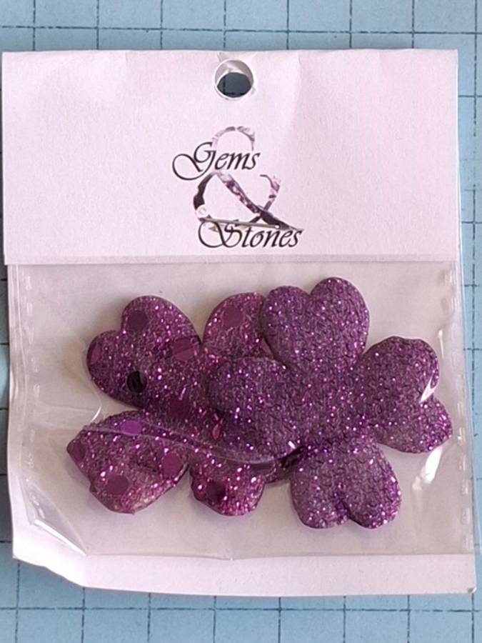 Patch - Purple flower  - pair