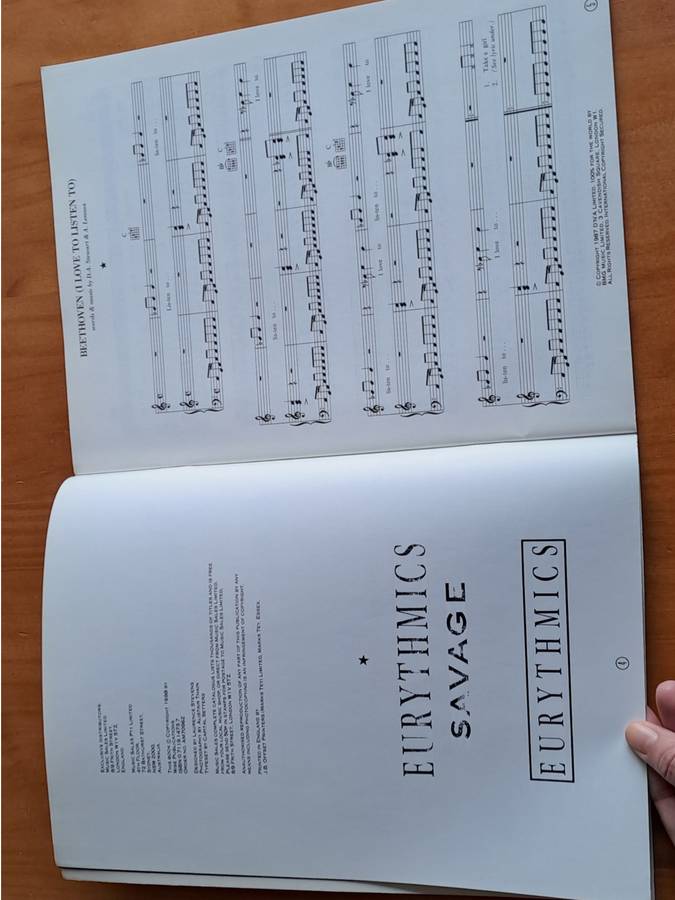 Savage: Songs by  - Eurythmics - 1988