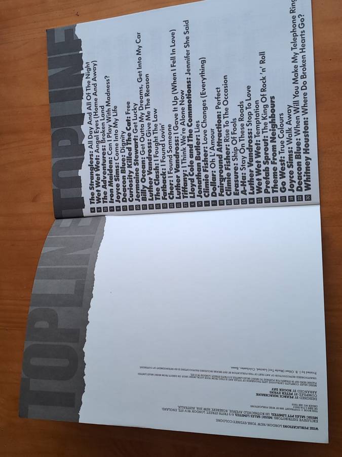 Topline -  Book Three - 1988 -  30 - Melody line arrangements with chord symbols and full lyrics