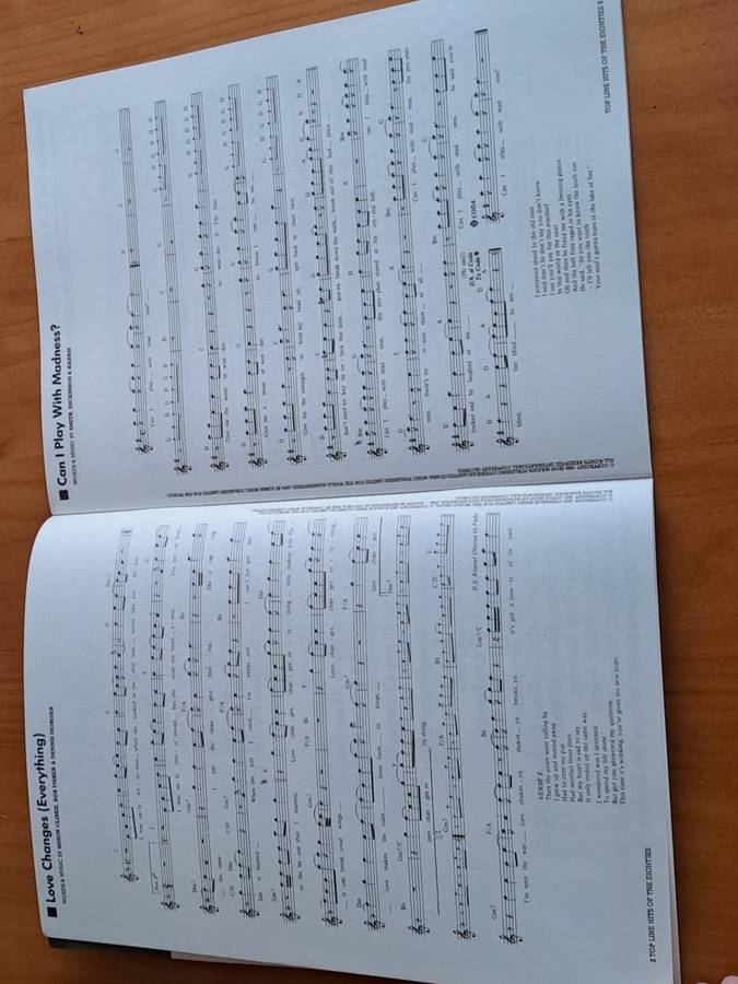 Topline -  Book Three - 1988 -  30 - Melody line arrangements with chord symbols and full lyrics