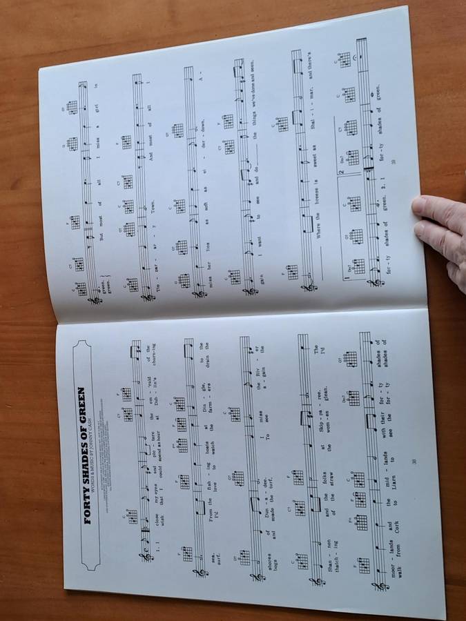 Johhny Cash - Easy guitar chord diagrams and full lyrics - 1977
