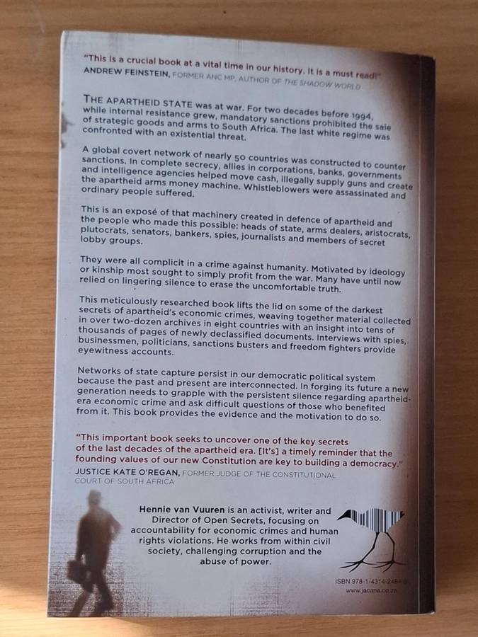 Hennie van Vuuren - Apartheid Guns and Money  A tale of profit - Softcover -  p624