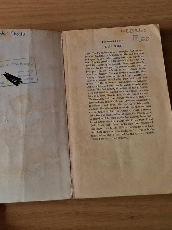 Roald Dahl -  Kiss Kiss - Softcover - p 232