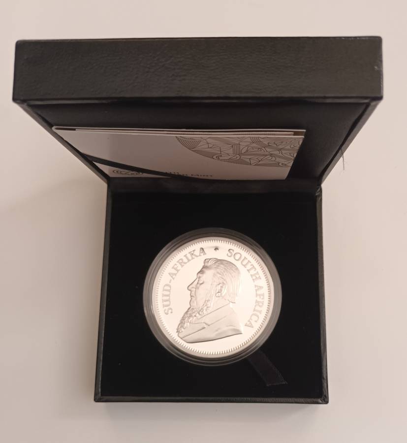 2023 2OZ SILVER PROOF KRUGERRAND COIN [COA] [BOX]