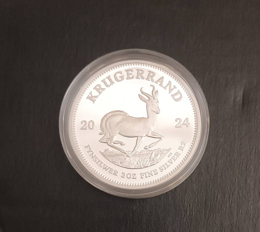 2024 2OZ PROOF SILVER KRUGERRAND COIN [COA] [BOX]