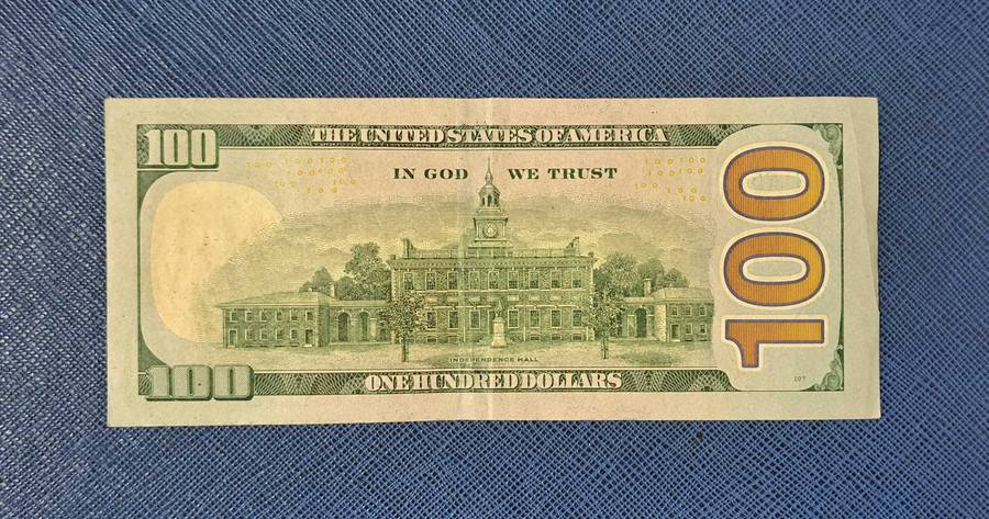 CURRENT UNITED STATES 100 DOLLAR BANKNOTE- SERIES 2017A - SERIAL NO.PD21359846A
