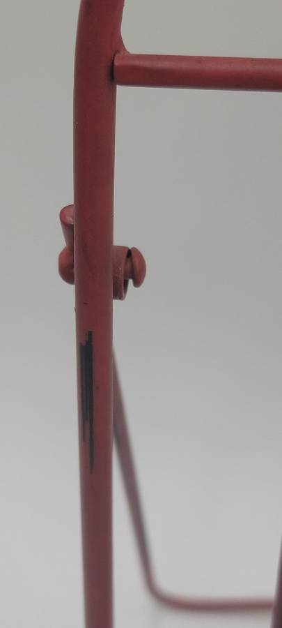 Vintage Red Rooster Metal Recipe Book Stand - Vibrant Colour - Lovely Boho Style
