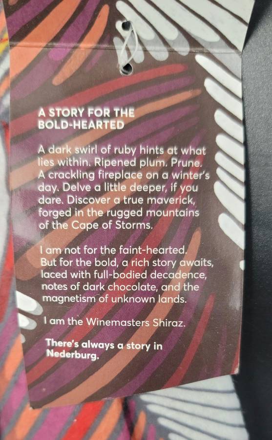 Nederburg Wine Bottle Cover