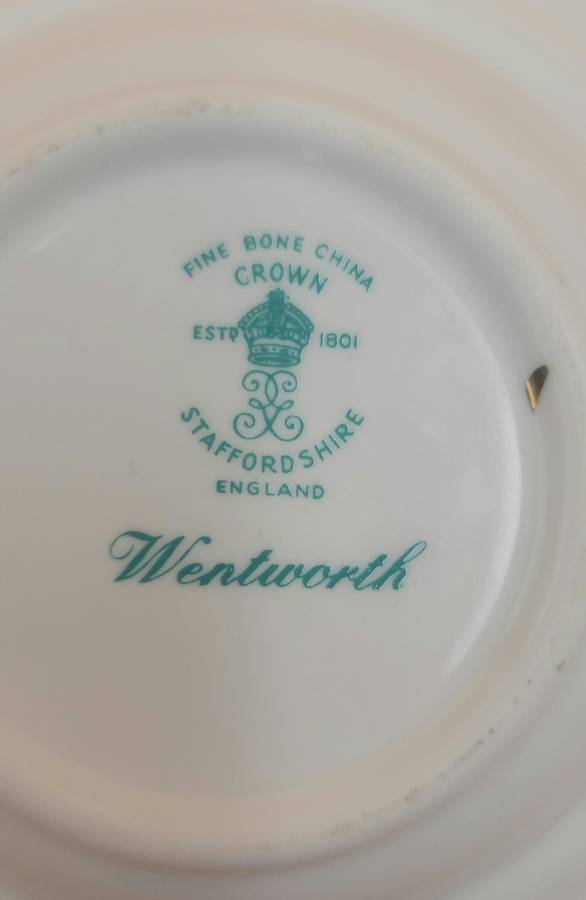 Vintage "Wentworth" Fine Bone China Mini Butterdish - Staffordshire England