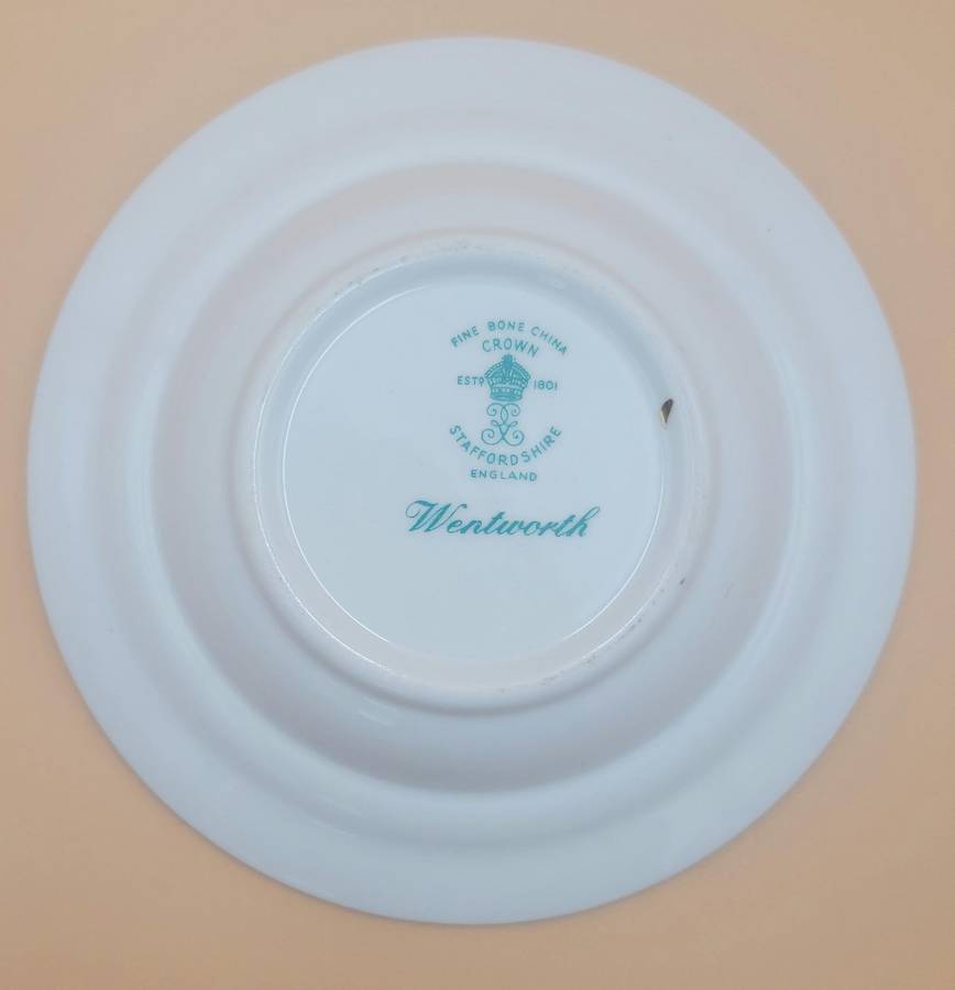 Vintage "Wentworth" Fine Bone China Mini Butterdish - Staffordshire England