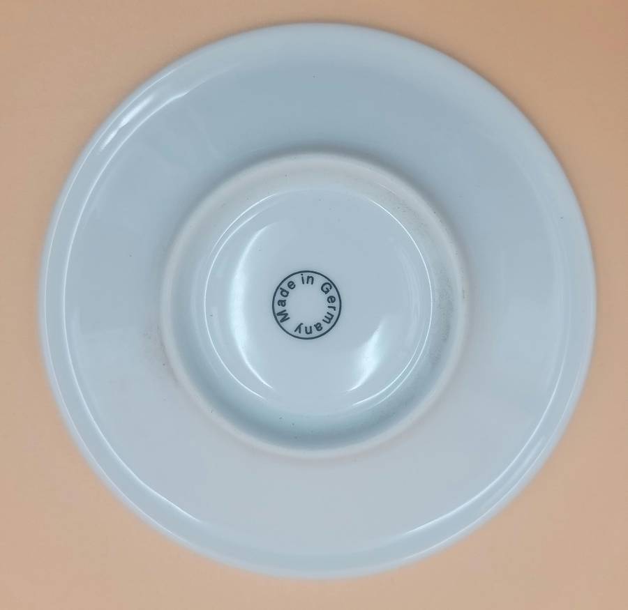 Pair of Nespresso Branded Espresso Cups & Saucers - Perfect Condition - Made in Germany