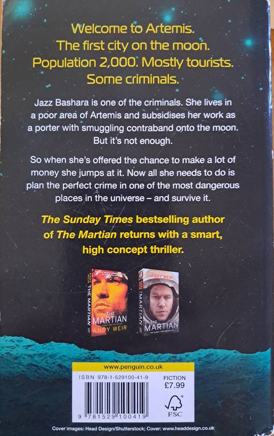 Artemis by Andy Weir