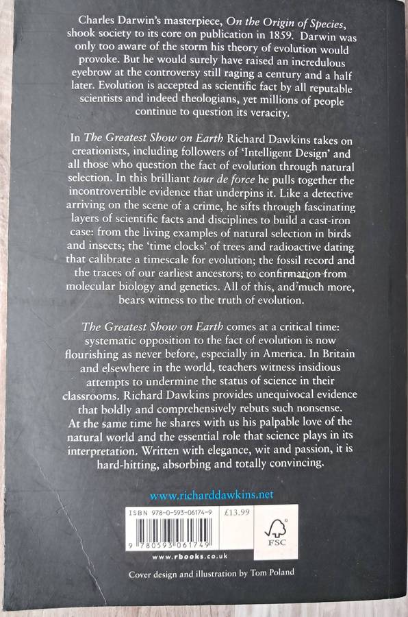 The Greatest Show on Earth by Richard Dawkins