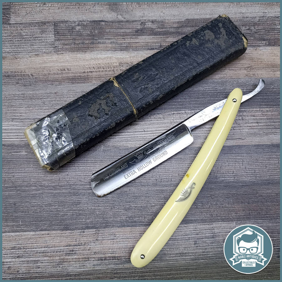 Vintage Boxed Crown and Sword German Cut Throat Razor!!!