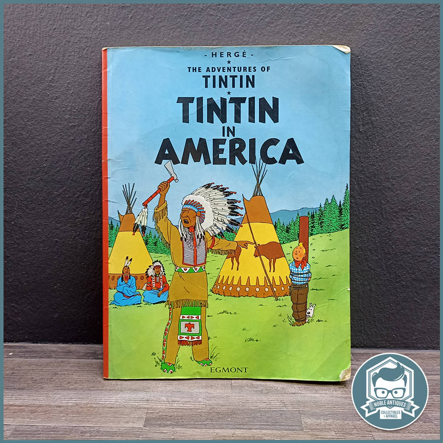 Paperback - HERGÉ THE ADVENTURES OF TINTIN IN AMERICA!!!