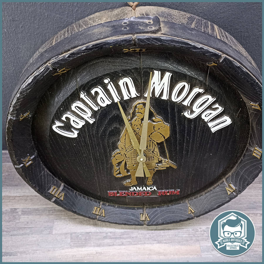 Vintage Captain Morgan Blended Rum Barrel Bar Sign!!!