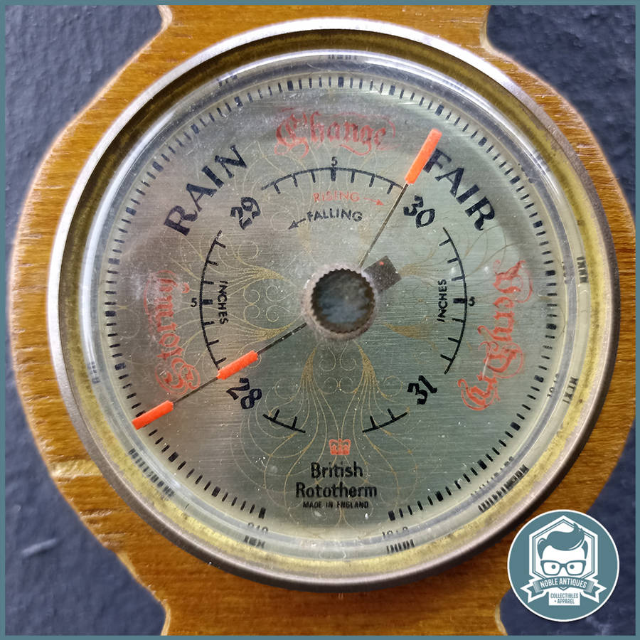 Vintage English Barometer, thermometer and Hydrometer Combination!!!