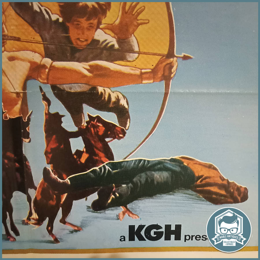 LARGE Vintage 1965 A1 Lithographed Movie Poster : BUFFALO BILL Hero of far West !!!