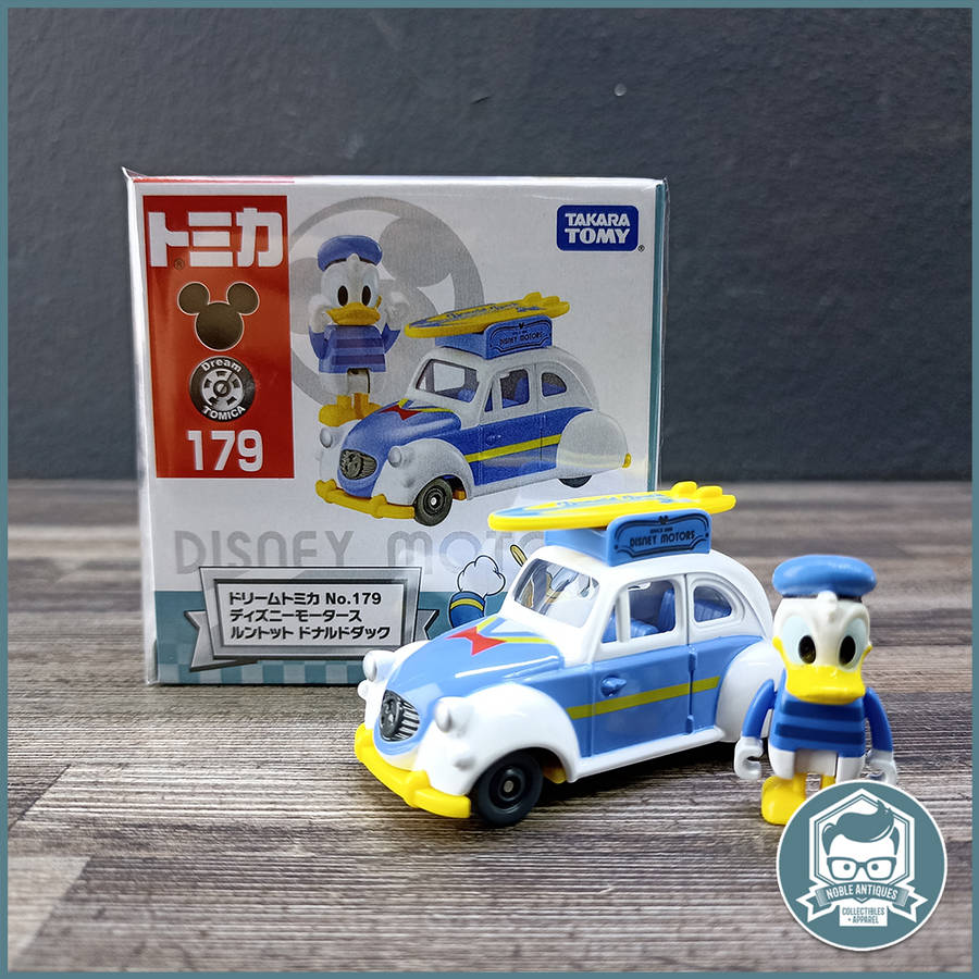 Takara Tomica Boxed Die Cast Metal No.179 Disney Motors Runtotto Donald Duck (Japan Import)!!!