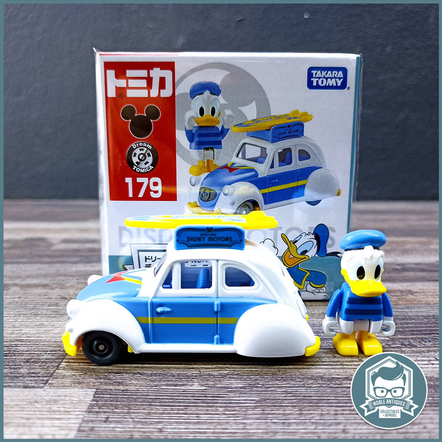 Takara Tomica Boxed Die Cast Metal No.179 Disney Motors Runtotto Donald Duck (Japan Import)!!!