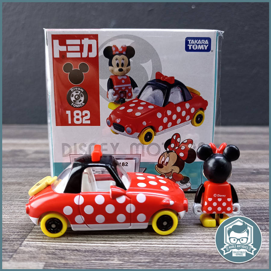 Takara Tomica Boxed Die Cast Metal No.182 Disney Motors Popute Minnie Mouse (Japan Import)!!!
