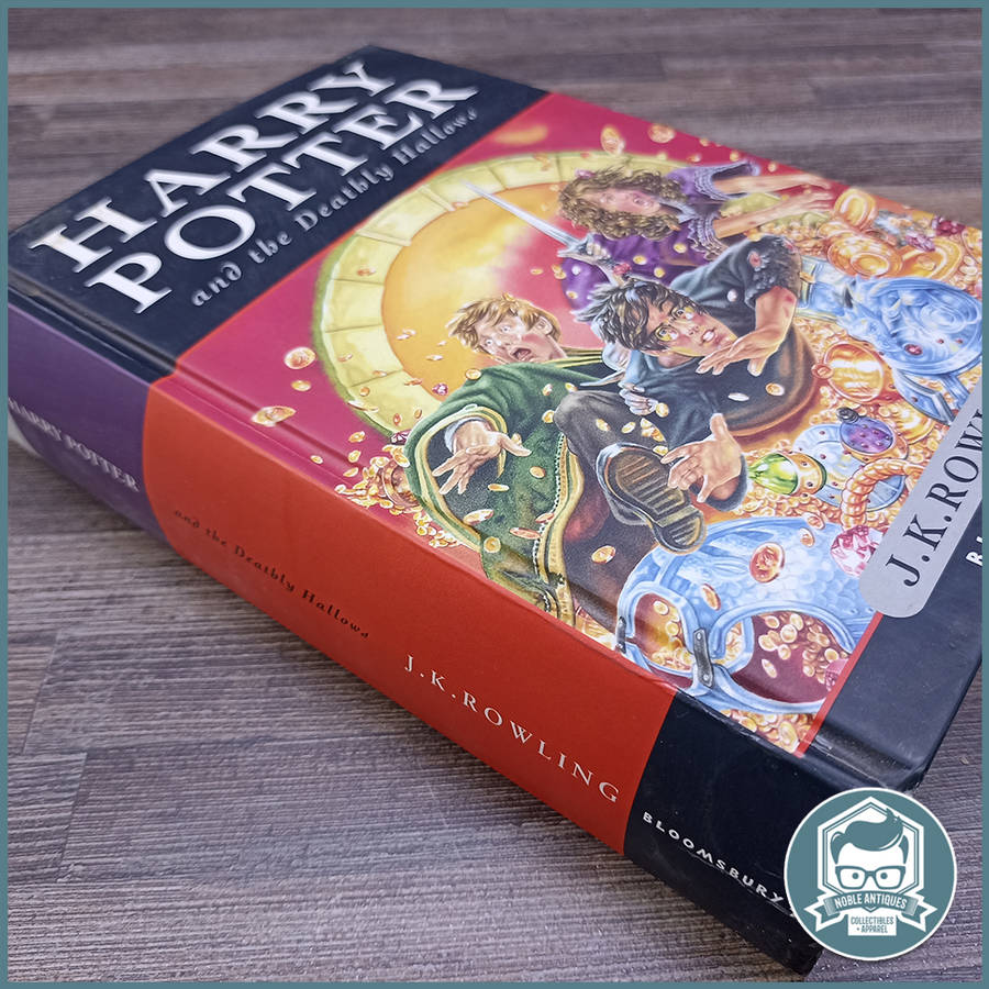 First Edition Hard Cover Harry Potter and the Deathly Hallows Novel by J. K. Rowling!!!
