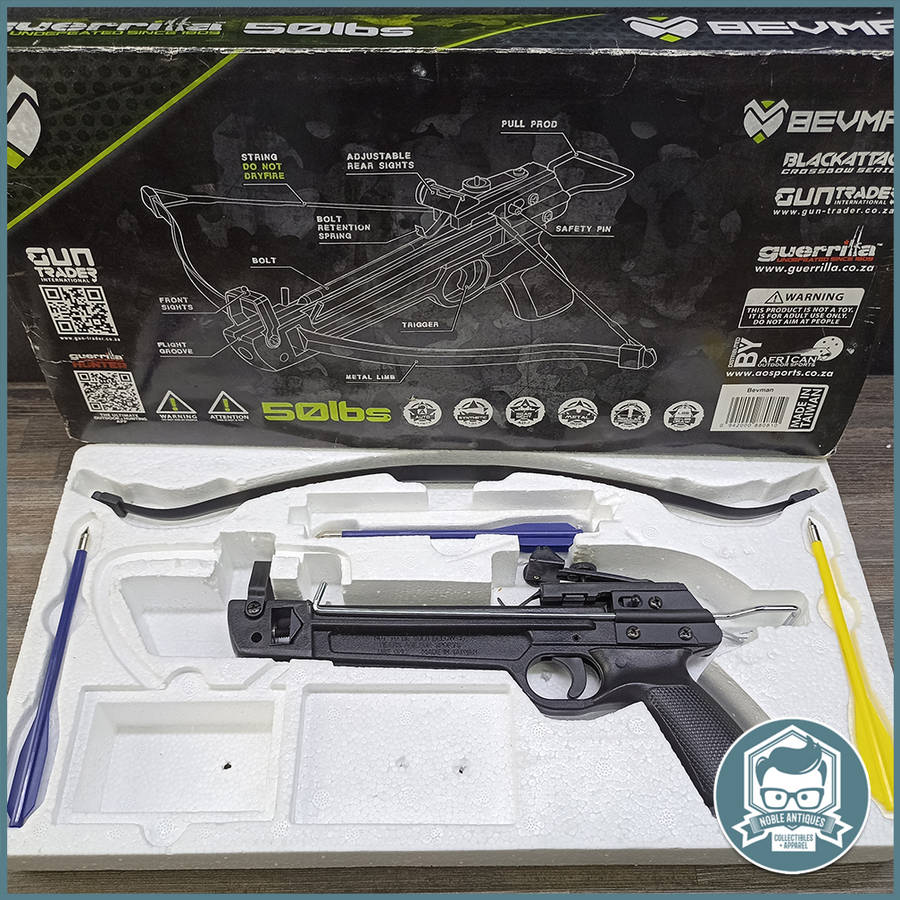 Boxed Guerilla Bevman Mini Crossbow | - No String!!!