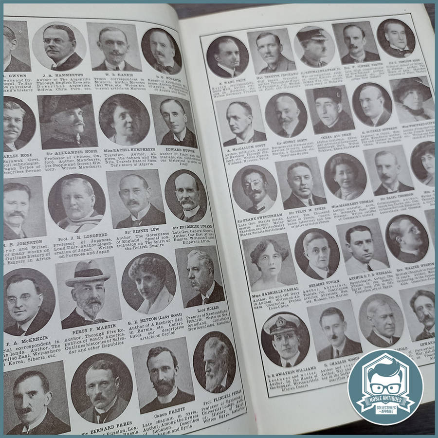 Antique, Leather Spine Book Collection Peoples of all Nations!!!