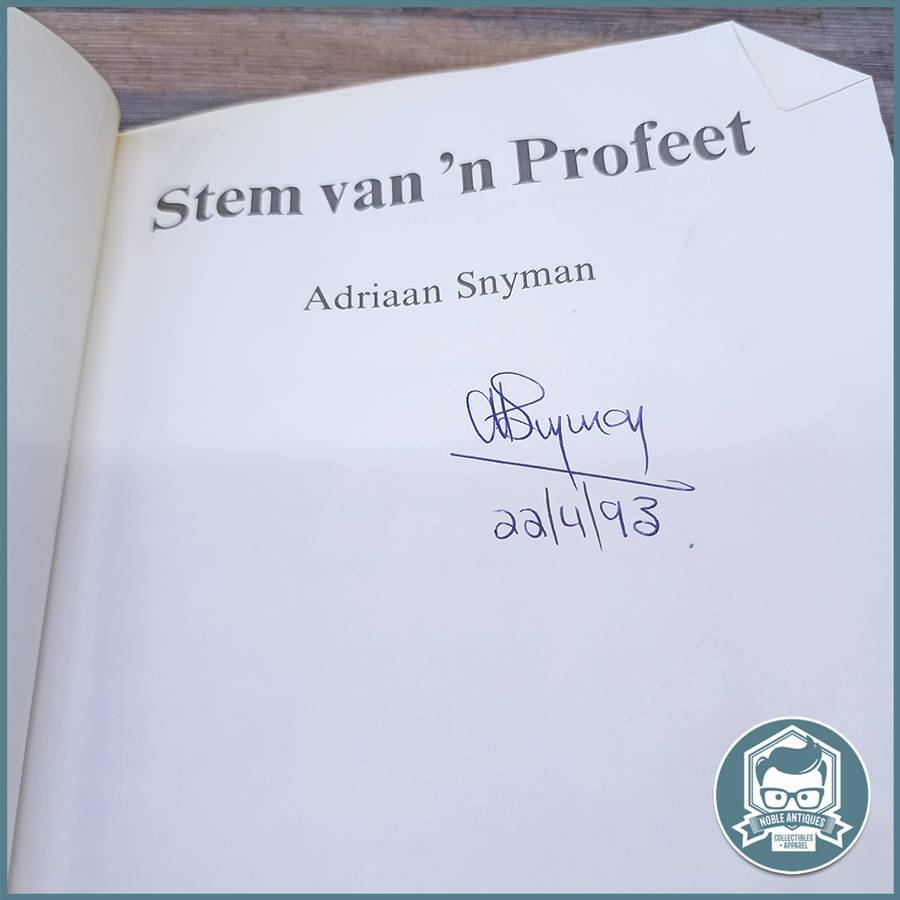Stem van die Profeet Book by Adriaan Snyman !!!